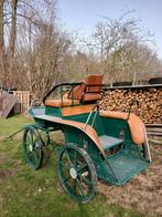 Koets met RVS lamoen, Gebruikt, Marathonwagen, Paard of Pony