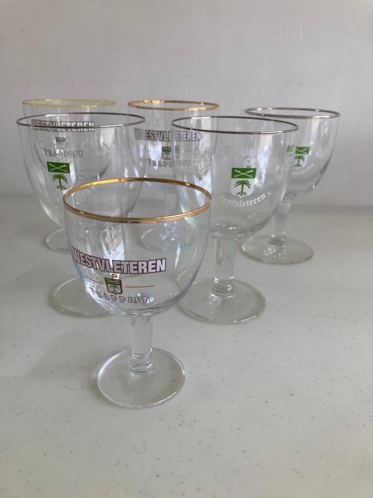 Westfleteren Trappist glazen, Ophalen, Nieuw, Bierglas