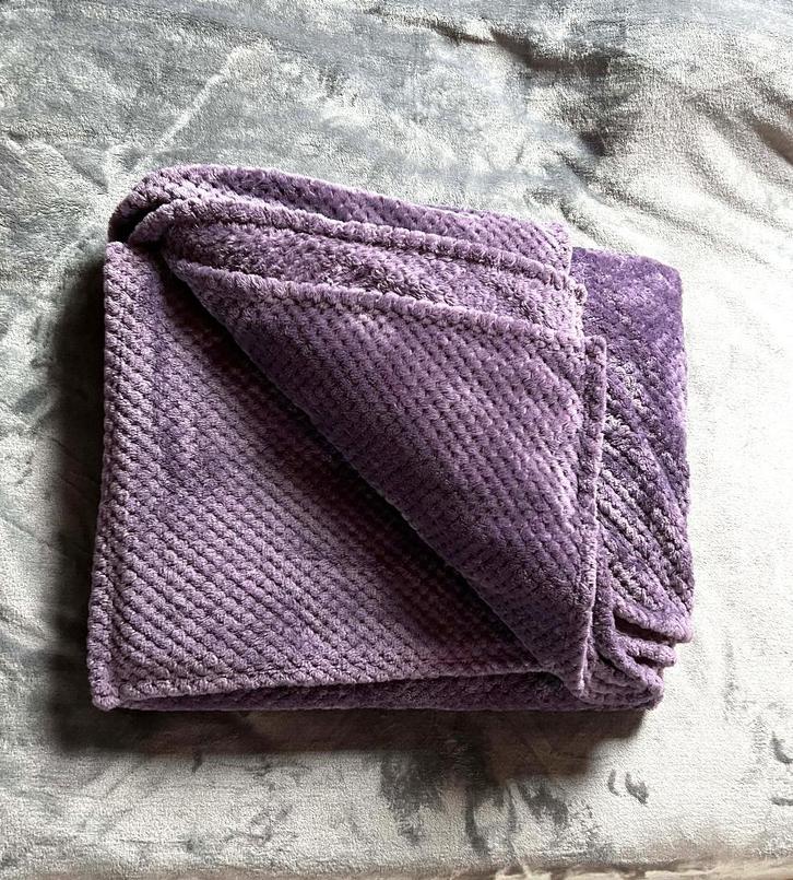 Grote Fleece Plaid - Royal Garden (245x210 cm), Huis en Inrichting, Woonaccessoires | Plaids en Woondekens, Zo goed als nieuw