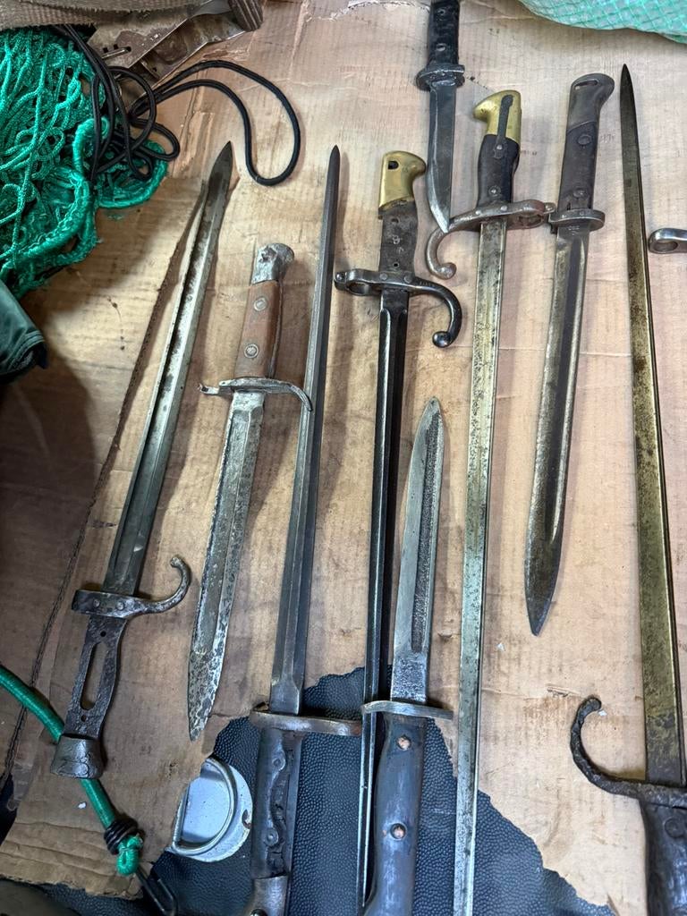 Lot de baïonnettes, Collections, Enlèvement