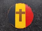 plaque émaillée armee belge WW1, Collections, Objets militaires | Général, Enlèvement ou Envoi