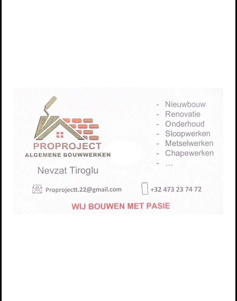 Metselwerken – Renovatie – Afbraak – Waasland, Services & Professionnels, Entrepreneurs, Garantie, Rénovation ou Construction