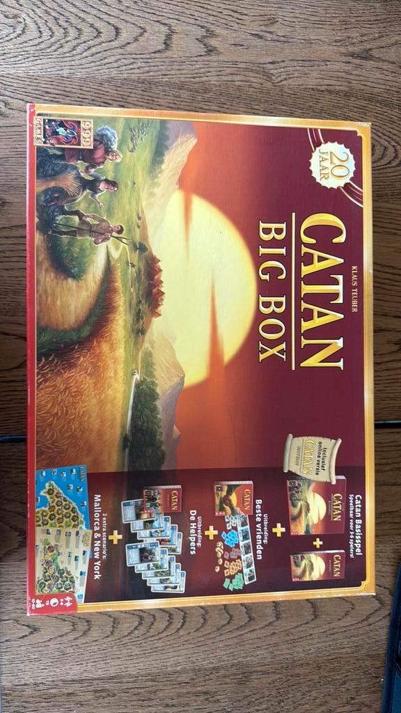 Big box catan, Hobby en Vrije tijd, Gezelschapsspellen | Kaartspellen, Zo goed als nieuw, Ophalen of Verzenden