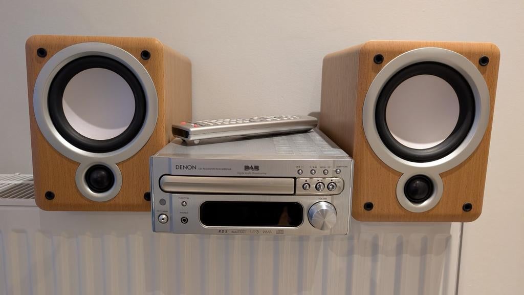 Denon mini stereoketen RCD-M35DAB, TV, Hi-fi & Vidéo, Chaîne Hi-fi, Denon, Comme neuf, Enlèvement, Micro chaîne