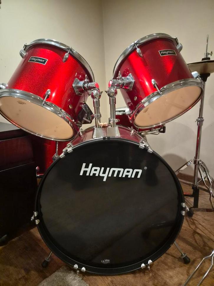Hayman drumstel, Muziek en Instrumenten, Drumstellen en Slagwerk, Gebruikt, Overige merken, Ophalen