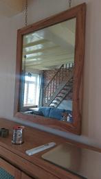 spiegel  90 cm breed op 110 cm hoog, Huis en Inrichting, Woonaccessoires | Spiegels, Ophalen, Vierkant, Zo goed als nieuw, 75 tot 100 cm