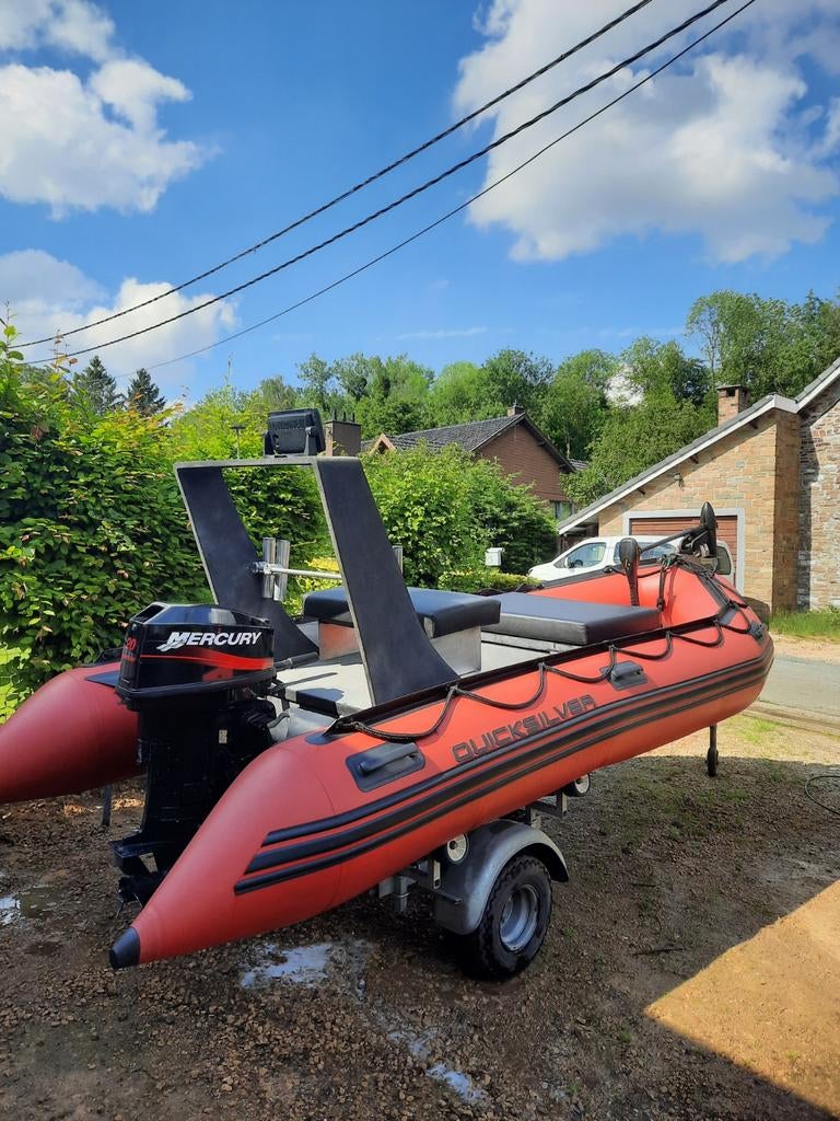 Bateau Quicksilver, Sports nautiques & Bateaux, Aluminium, Quicksilver, Comme neuf, Enlèvement