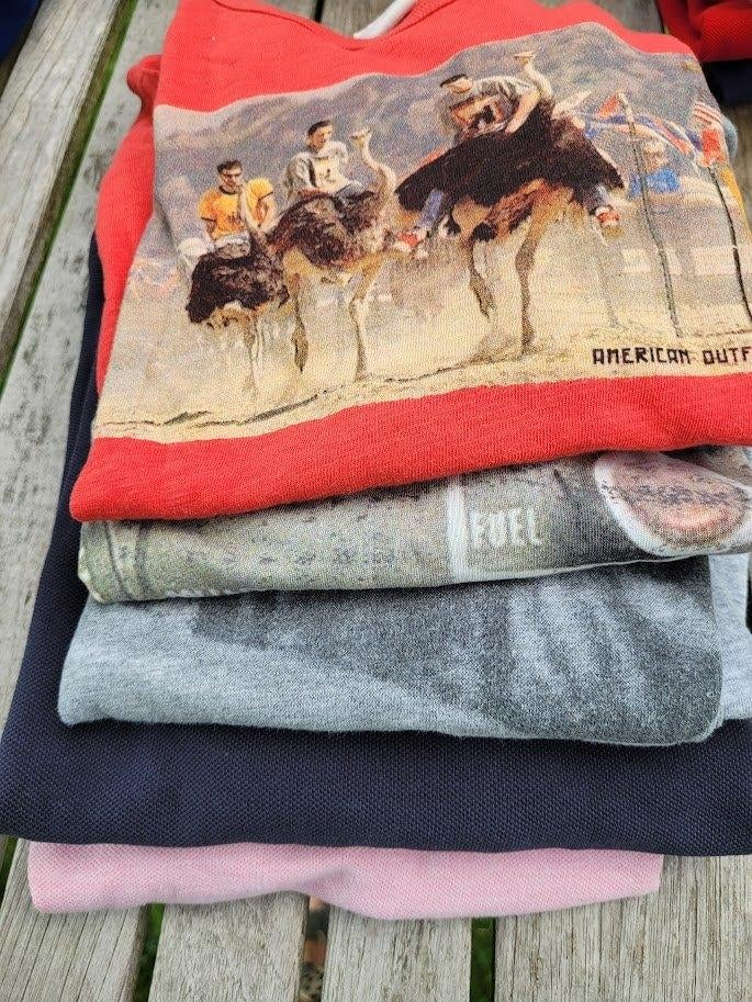 lot de manches longues 128, Enfants & Bébés, Garçon, Enlèvement ou Envoi, Chemise ou À manches longues, Comme neuf