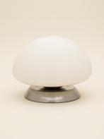 Lampe champignon design italien 70s verre opalin Murano, Moins de 50 cm, Enlèvement ou Envoi, Comme neuf, Verre