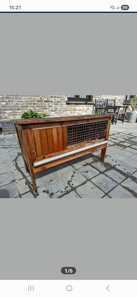 Konijnenhok, Ophalen