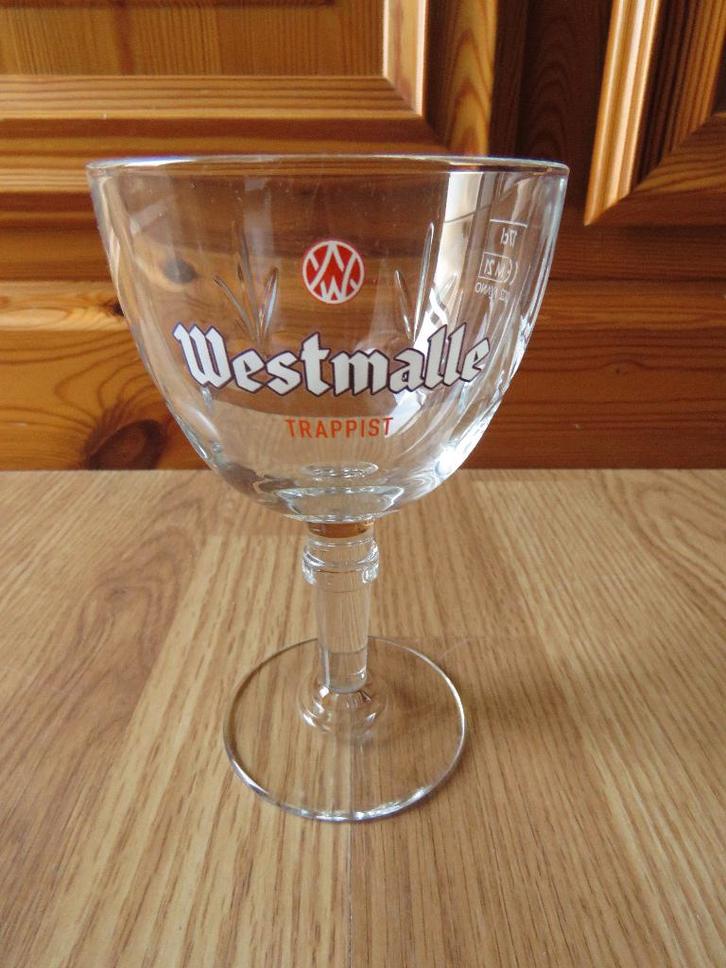 verre Westmalle trappist de 17cl, Verzamelen, Biermerken, Zo goed als nieuw, Glas of Glazen, Overige merken, Ophalen of Verzenden