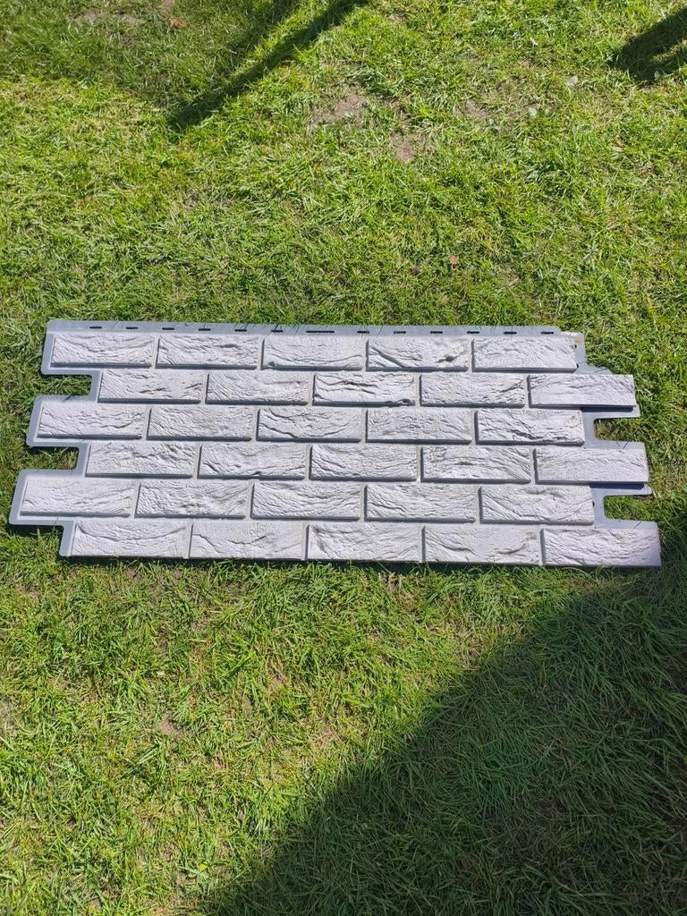 Superbes panneaux de façade aspect brique grise, Enlèvement ou Envoi, Gris, Synthétique