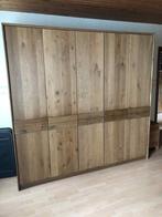 Houten slaapkamermeubelset – kast, commode en spiegel, Antiek en Kunst, Antiek | Meubels | Kasten, Ophalen