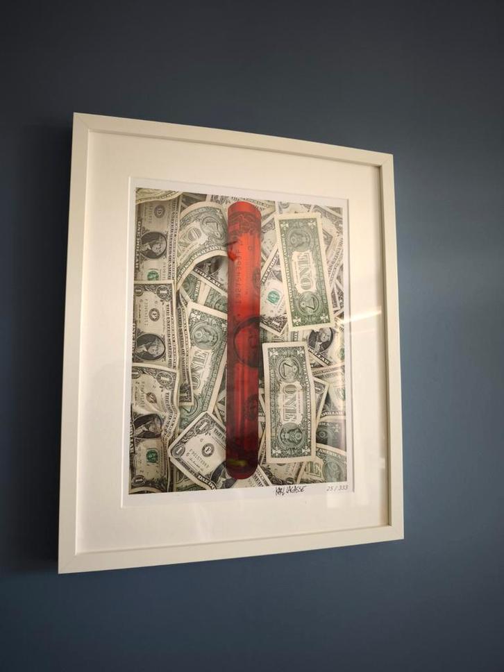 Karl Lagasse - Winkelhuis, Antiek en Kunst, Kunst | Litho's en Zeefdrukken, Ophalen