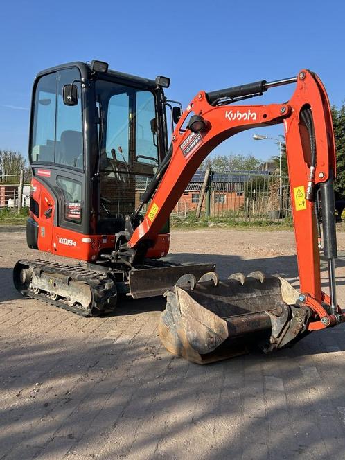 Kubota minigraver kx19-4  BJ 2023 urenstand 800U, Zakelijke goederen, Machines en Bouw | Kranen en Graafmachines, Graafmachine