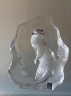 Mats Jonasson  Full Lead Crystal Loutre de mer Sculpture, Antiek en Kunst, Ophalen of Verzenden