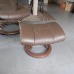 2 Stressless zetels met poef, Ophalen, Zo goed als nieuw, Tweepersoons, Hout