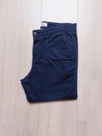 Blauwe broek chino, Kleding | Heren, Broeken en Pantalons, Maat 46 (S) of kleiner, Gedragen, Jack & jones, Blauw