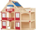 Poppenhuis ( met poppenfamilie en keukentje), Ophalen, Zo goed als nieuw, Poppenhuis