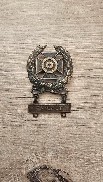 Badge américain original de Bayonet Expert