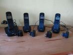 4 tel DECT Medion MD 84427  avec répondeur incorperé., Telecommunicatie, Vaste telefoons | Handsets en Draadloos, Ophalen of Verzenden