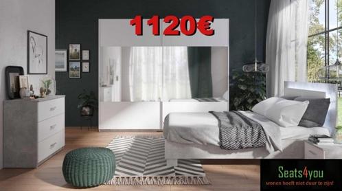 PRIX BEDROOM SOMA STUNT !, Maison & Meubles, Chambre à coucher | Chambres à coucher complètes, Neuf, Deux personnes, Enlèvement ou Envoi