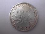 Frankrijk : 1 FF 1910 in zilver, Frankrijk, Zilver, Losse munt, Verzenden