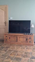 Tv kast teak, Huis en Inrichting, Kasten |Televisiemeubels, Ophalen, 100 tot 150 cm, Teakhout, Zo goed als nieuw