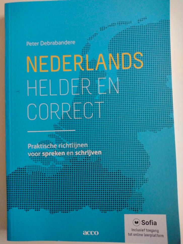 Peter Debrabandere - Nederlands, helder en correct, Boeken, Wetenschap, Zo goed als nieuw, Ophalen