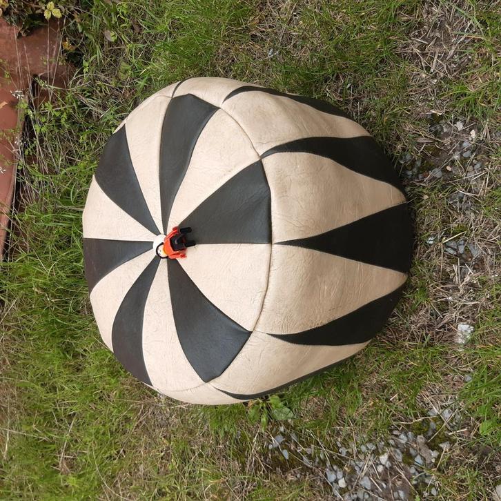 Pouf marocain vintage, Huis en Inrichting, Zetels | Voetbanken en poefs, Gebruikt, Ophalen of Verzenden
