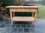 Sidetable uit massieve teak. Geluchtgomd., Huis en Inrichting, Tafels | Sidetables, Ophalen of Verzenden, Zo goed als nieuw