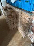 38m2Eiken planchetten of 225 lm ,15cm op 15 mm dik, Doe-het-zelf en Bouw, Hout en Planken, Ophalen, Zo goed als nieuw, Eiken