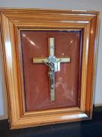 Cadre verre bombé avec crucifix, Enlèvement ou Envoi