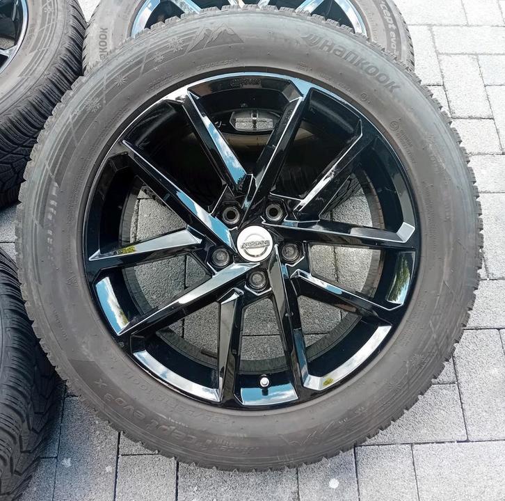 Winterbanden velgen alu Nissan Qashqai TPMS 18inch 5X114 8mm, Auto diversen, Tuning en Styling, Ophalen