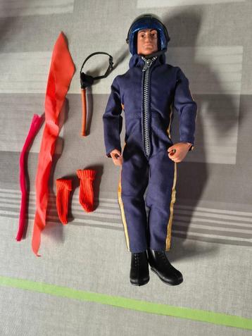 vintage geyperman piloot action figuur, action man beschikbaar voor biedingen
