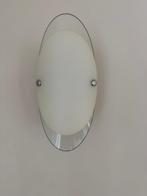 Rvs wandlampen en RVS vloerlamp, Huis en Inrichting, Lampen | Wandlampen, Ophalen, Nieuw, Glas, Desig