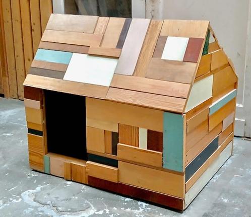 steiegerhout hondenhok design honden huisje, Huis en Inrichting, Overige Huis en Inrichting, Gebruikt, Ophalen