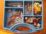 Playmobil ridders, handige doos met wapens en uitrusting, Ophalen, Zo goed als nieuw, Los Playmobil