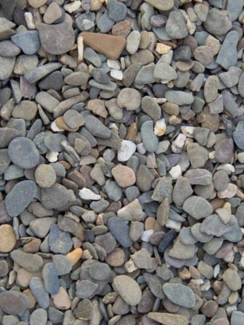 Flachkorn afgerond platte kiezel natuurlijke kleuren siergri, Tuin en Terras, Grind, Keien en Split, Nieuw, Grind, Multi, Verzenden