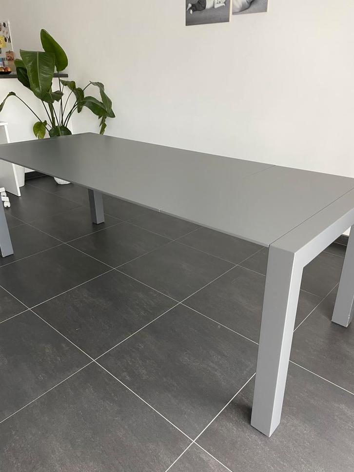 Eettafel, Huis en Inrichting, Tafels | Eettafels, Gebruikt, Vijf personen of meer, Rechthoekig, Ophalen