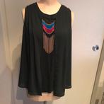 Geklede top van Louizon, maat 38, Kleding | Dames, Grote Maten, Louizon, Zwart, Zo goed als nieuw, Shirt of Top