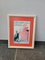 Poster reclame Steinlen,  Lait pur Stérilisé, Verzamelen, Ophalen, Rechthoekig Staand, Met lijst, Zo goed als nieuw