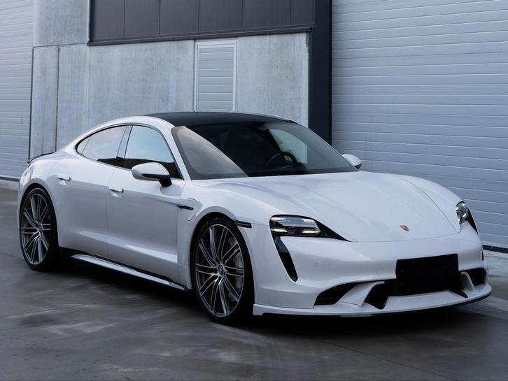 Uitzonderlijke Taycan Turbo!!, Auto's, Porsche, Particulier, Taycan, Adaptive Cruise Control, Cruise Control, Zwart, Zwart, Ophalen