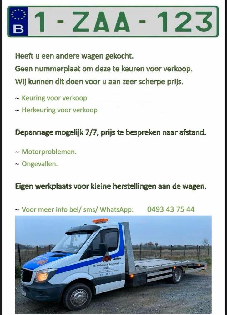 Depannage garage Zplaten, Auto diversen, Autostaanplaatsen en Garages