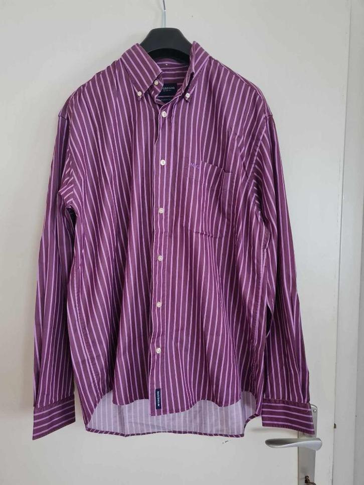 Très belle chemise Mc Gregor, taille L., Vêtements | Hommes, Chemises, Comme neuf, Tour de cou 41/42 (L), Violet, Envoi