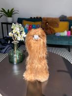 Handgemaakte goudbruine alpaca knuffel - 100% alpacawol, Kinderen en Baby's, Speelgoed | Knuffels en Pluche, Ophalen of Verzenden