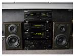 Mooie Technics SC CH730 stereo mini set, Deck cassettes ou Lecteur-enregistreur de cassettes, Utilisé, Enlèvement ou Envoi, Composants en vrac