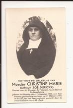 Non : moeder overste met kap  Heusden 1885/1941, Verzamelen, Bidprentjes en Rouwkaarten, Verzenden, Bidprentje