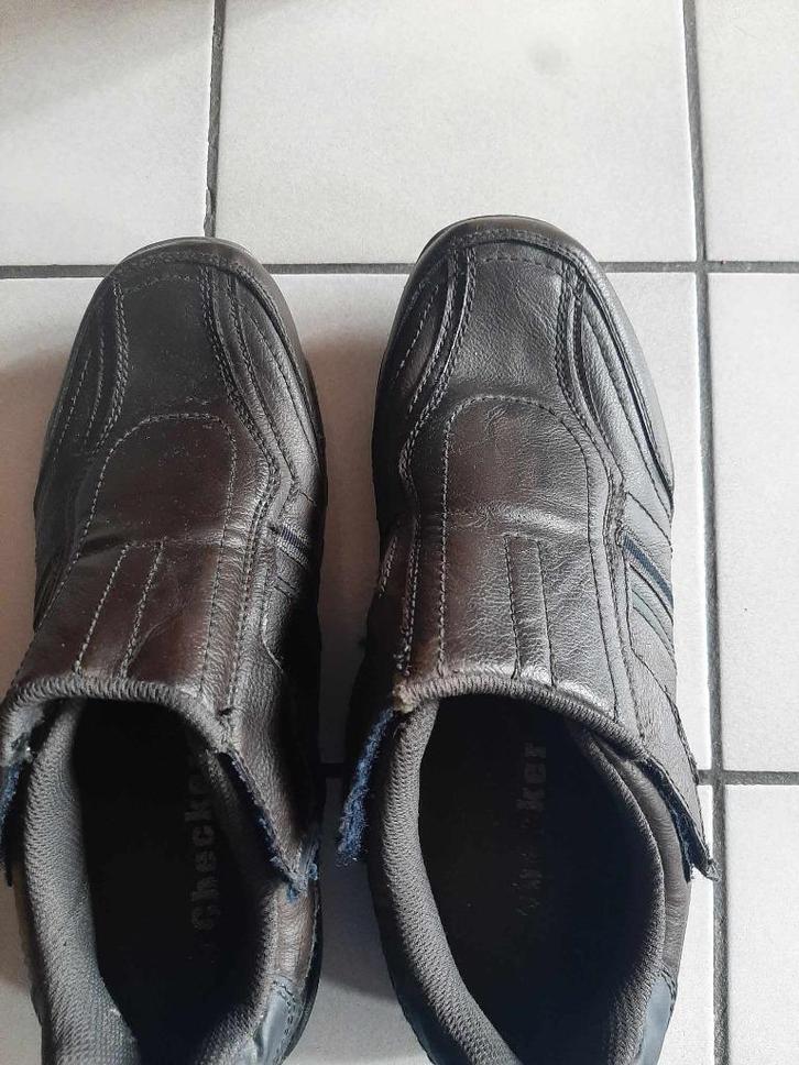 heren sneakers met klitten maat 44 merk checker, Kleding | Heren, Schoenen, Sneakers, Bruin, Ophalen of Verzenden