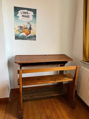 Bureau/pupitre/pupitre d'école ancien (vintage), Enlèvement, Comme neuf, Bureau
